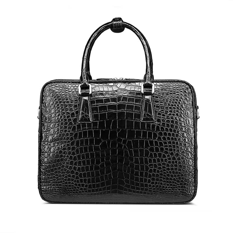 yinshang new  crocodile leather men handbags  Cross-body bag  male  crocodile  Laptop bag new  business men briefcase men bag