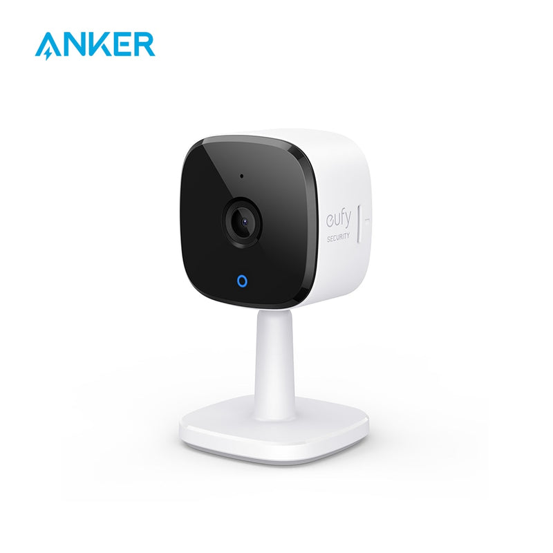 Eufy Security 2K Indoor Cam, cámara interior de seguridad enchufable con Wi-Fi, inteligencia artificial para humanos y mascotas, funciona con asistentes de voz, visión nocturna