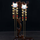 Japanese Anime Women Hair Headdress Fox Kawaii Tassel Step Shake Hairpin Cosplay Props Girl Clothing Accessories