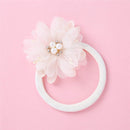 Balleenshiny Infant Child Hair Band Three-dimensional Alloy Rhinestone Crown Headdress Baby Girl Mesh Elastic Headband Turban