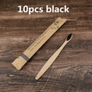 Cepillo de dientes ecológico de 5/10 Uds., cepillos de dientes reutilizables de bambú, cepillo de dientes suave portátil de madera para adultos para uso doméstico, de viaje, en Hotel