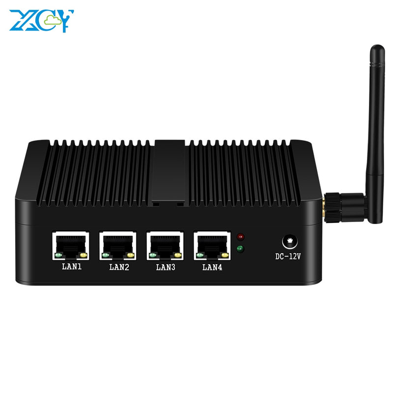 XCY X30A Firewall Router Mini PC Celeron J1900 4x GbE Intel i211 NIC WiFi 4G LTE Pfsense OPNsense Linux Appliance