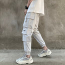 2020 neue Hip Hop Jogger Cargohose Männer Pluderhosen Multi-Pocket-Bänder Mann Jogginghose Streetwear Lässige Herrenhose S-5XL