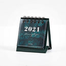 2021 Sun Moon Star Series mini Desktop Paper landscape Calendar dual Daily Scheduler Table Planner Yearly Agenda Organizer