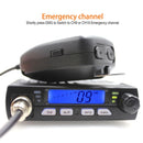 Ultra Mini CB-40M 25.615--30.105MH 8W Citizen band CB Radio Mobile Transceiver Compact AM/FM Car radio same with AC-001 AR-925