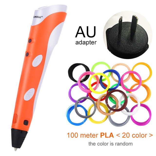 Myriwell 3D Pen Original DIY 3D Printing Pen With 1.75mm ABS Filament Creative Toy Birthday Gift For Kids Design Drawing