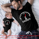 Funny Daddy and Baby 2021 Print Family Matching Clithing Balck Cotton Matching Family Look Outfits for Dad Son Daughter Tshirt