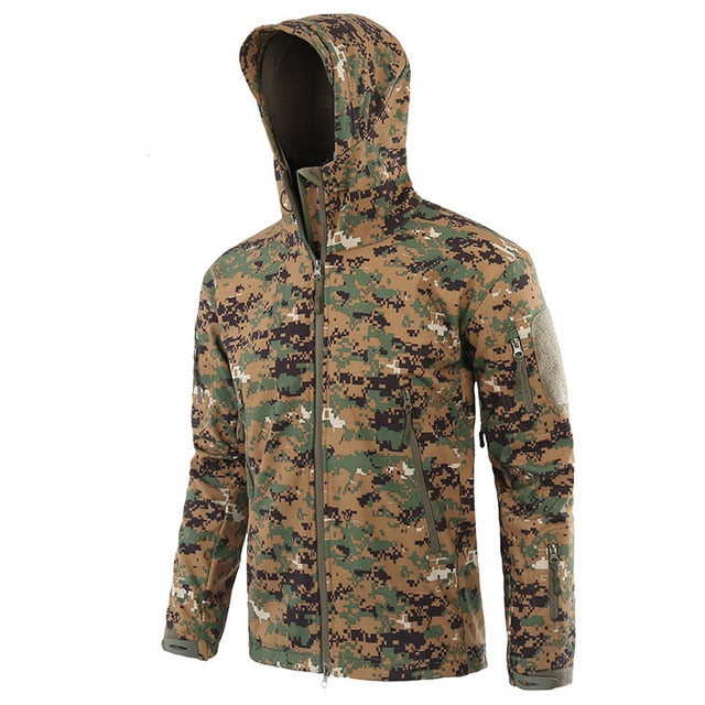 Shark Soft Shell Militärische Taktische Jacke Männer Wasserdichte Warme Windjacke US Army Kleidung Winter Große Größe Männer Camouflage Jacke