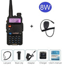 Baofeng UV-5R 8W Walkie Talkie Portable CB Ham Radio Amateur 10KM UHF VHF Scanner Radio FM Transceiver UV5R UV 5R for Hunting