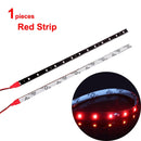 Car LED Strip Styling Decorative Ambient Light 30CM 15 SMD Lamp Waterproof  LED Flexible Atmosphere Light White Red Yellow Bule