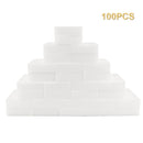 100 pcs/lot Melamine Sponge Magic Sponge Eraser Kitchen Melamine Sponge Cleaner Cleaning Sponge for Office Bathroom
