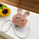 Children Cartoon Animal Shoulder Bag Plush Purse Messengers Bags Handbag Round Zipper Crossbody Bags Shoulder Bag cute shape
