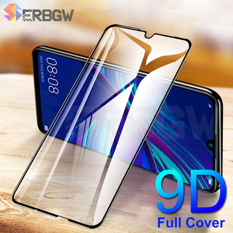 9D Full Cover Schutzglas für Huawei P30 P40 Lite E P20 Pro P10 Plus Displayschutzfolie P Smart Z Psmart 2019 Gehärtetes Glas