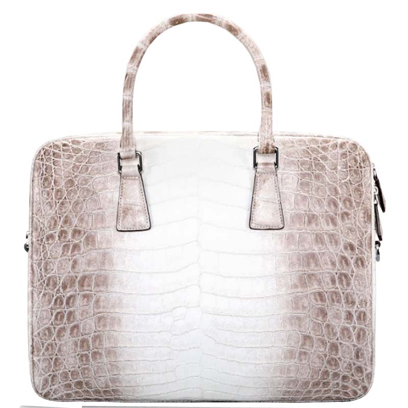 Cestbeau new Nile crocodile belly  crocodile leather handbag for man men bag crocodile leather men bag
