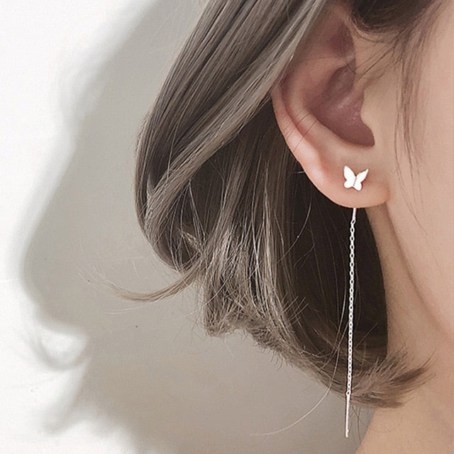Neue Art und Weise kleiner Vogel-Tropfen-lange hängende Ohrringe für Frauen-elegantes Mädchen-Quasten-Ohrring-stilvolles Schmucksache-Persönlichkeits-Geschenk