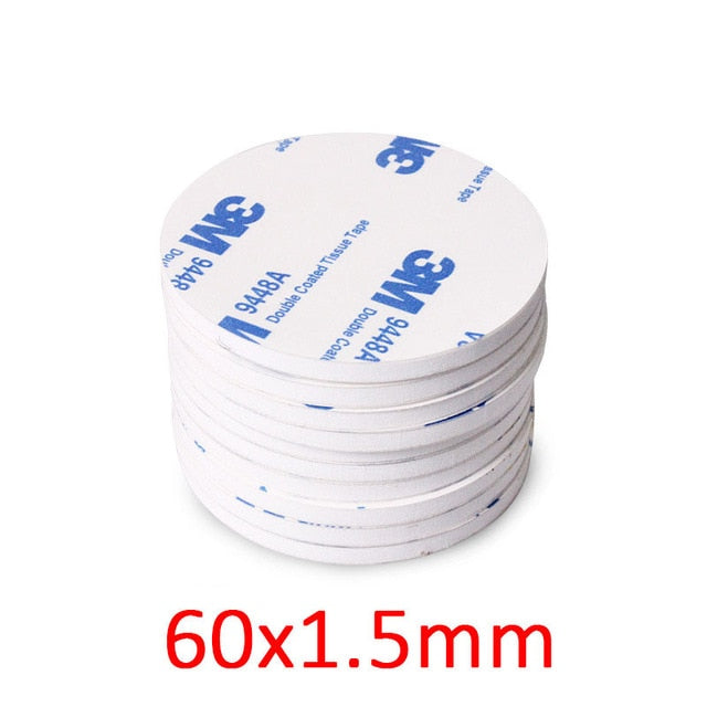 10-100pcs 3M Strong Pad Mounting Tape Double Sided Adhesive Acrylic Foam Tape Two Sides Mounting Sticky Tape Black Multiple size