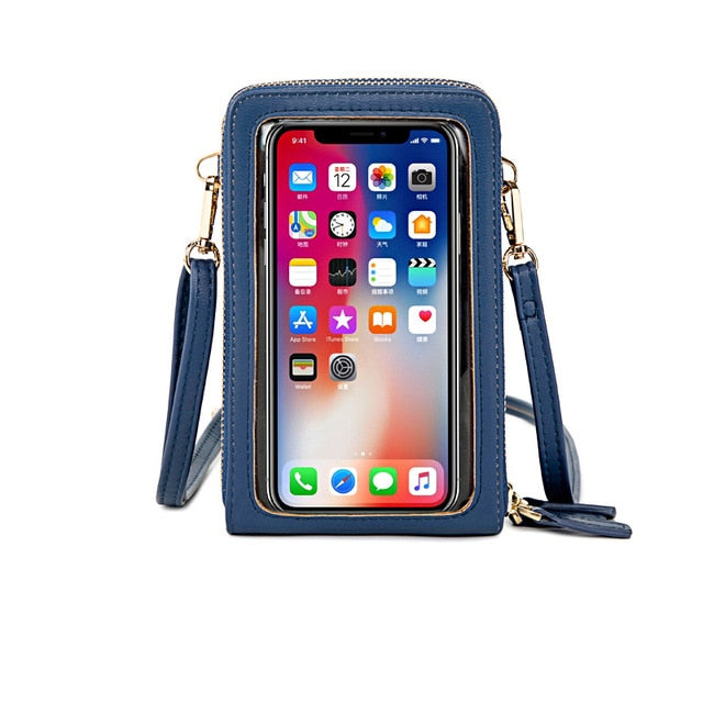 Mini bolsos de hombro tipo bandolera para mujer, bolso de bolsillo para teléfono móvil táctil multifuncional para mujer, bolso pequeño para mujer, bolso de mensajero para mujer