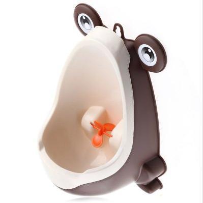Orinal de pie para bebés con forma de rana, urinarios montados en la pared, entrenamiento para el baño, soporte para niños, orinal Vertical, orinal para bebés