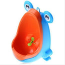 Orinal de pie para bebés con forma de rana, urinarios montados en la pared, entrenamiento para el baño, soporte para niños, orinal Vertical, orinal para bebés