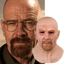 Movie Celebrity Latex Mask Breaking Bad Professor Mr. White Realistic Costume Halloween Cosplay Props