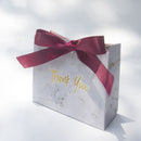 Nueva y creativa Mini caja de regalo de mármol gris para fiesta, Baby Shower, cajas de papel para Chocolate, paquete/cajas de dulces para recuerdos de boda