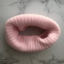 Gorro con pompón de piel sintética Unisex para invierno, bufanda para niños y niñas, gorros tejidos para bebés con gorro con pompón, accesorios para niños