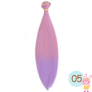 Cataleya Doll Bjd DIY High Temperature Fiber 1 Pcs 15cm * 100cm And 25*100cm Wig Gradually Color Hair Weaving