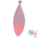 Cataleya Doll Bjd DIY High Temperature Fiber 1 Pcs 15cm * 100cm And 25*100cm Wig Gradually Color Hair Weaving