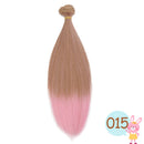 Cataleya Doll Bjd DIY High Temperature Fiber 1 Pcs 15cm * 100cm And 25*100cm Wig Gradually Color Hair Weaving