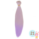 Cataleya Doll Bjd DIY High Temperature Fiber 1 Pcs 15cm * 100cm And 25*100cm Wig Gradually Color Hair Weaving