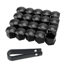 17mm 20 Pieces Car Wheel Nut Caps Protection Covers Caps Anti-Rust Auto Hub Screw Cover Car Tyre Nut Bolt Exterior Decoration