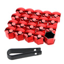 17mm 20 Pieces Car Wheel Nut Caps Protection Covers Caps Anti-Rust Auto Hub Screw Cover Car Tyre Nut Bolt Exterior Decoration