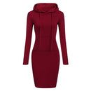 New Hoodie Women Dress Casual Hooded Pocket Long Sleeve Pullover  Sweatshirts Womens Fashion Hooded Autumn Winter Dropshipping