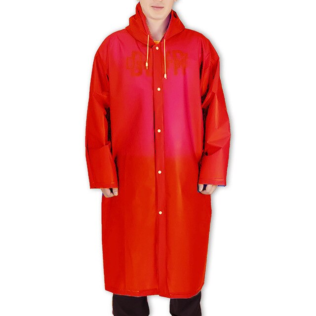 Damen Regenmantel Herren Schwarz Regenkleidung deckt undurchlässige Regenbekleidung ab Capa de chuva chubasquero Poncho Wasserdichter Regenmantel mit Kapuze