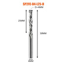 Compression milling cutter woodwork DOWN Cut Two Flutes Spiral Carbide Milling Tool CNC Router Wood End Mill Cutter Bits