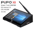 PIPO X8 Pro / X8S / X8 Mini PC 7inch 1280*800 Win10 / Android 7.0 / Linux Intel Z8350/Z3735/RK3288 Quad Core 2G RAM 32G/64G ROM