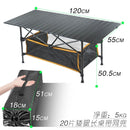 Outdoor Folding Table Aluminium Alloy Camping Travel Hiking Table BBQ Picnic Party Desk Garden Folding Tables Desk