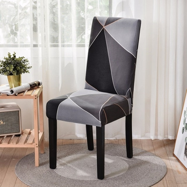 Plain Dining Chair Cover Spandex Elastic Chair Slipcover Case Stretch Seat Cover for Wedding Hotel Banquet Living Room