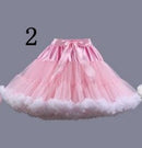 2018 Hot Sale Colorful Tulle Girls Petticoat Underskirt Lolita Faldas Tulle Skirt  EE807