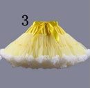 2018 Hot Sale Colorful Tulle Girls Petticoat Underskirt Lolita Faldas Tulle Skirt  EE807