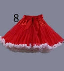 2018 Hot Sale Colorful Tulle Girls Petticoat Underskirt Lolita Faldas Tulle Skirt  EE807