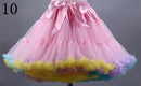 2018 Hot Sale Colorful Tulle Girls Petticoat Underskirt Lolita Faldas Tulle Skirt  EE807