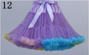 2018 Hot Sale Colorful Tulle Girls Petticoat Underskirt Lolita Faldas Tulle Skirt  EE807