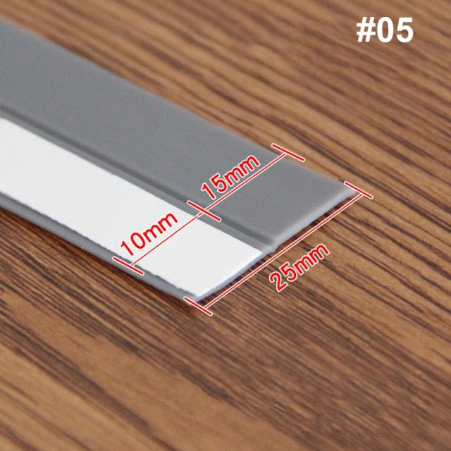 25mm/35mm/45mm Width Window Door Bottom Self Adhesive Silicone Rubber Seal Weathering Strip Door Sealing Bar Window Sealing Tape