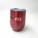 rainbow Egg Beer Cup 9oz Wine Cup Stainless Steel Vacuum Coffee Tumbler Mug Termos Tumbler Thermos