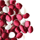 100 unids/bolsa pétalos de rosa de seda artificiales pétalos de satén seda para bodas seda hecha a mano pétalos de rosa de satén suave