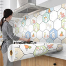 60X300cm Wallpaper Cartoon Modern Style For Kitchen Living Room Desktop Waterproof Furniture Self-Adhesive Paper Home Decoration