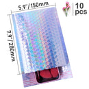 10pcs 15x20+4cm Rose Gold Bubble Envelop/Rose Gold Foil Bubble Mailer for Gift Packaging & Wedding Favor Bag&Mailing Envelopes