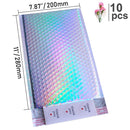 10pcs 15x20+4cm Rose Gold Bubble Envelop/Rose Gold Foil Bubble Mailer for Gift Packaging & Wedding Favor Bag&Mailing Envelopes