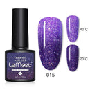 LEMOOC 8.0ml UV Gel Nail Polish Thermal Glitter Gel Polish Color-changing Gel Varnish Nail Art Gel varnish